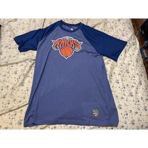 New York Knicks T Shirt Medium Men’s Blue And Orange NWT